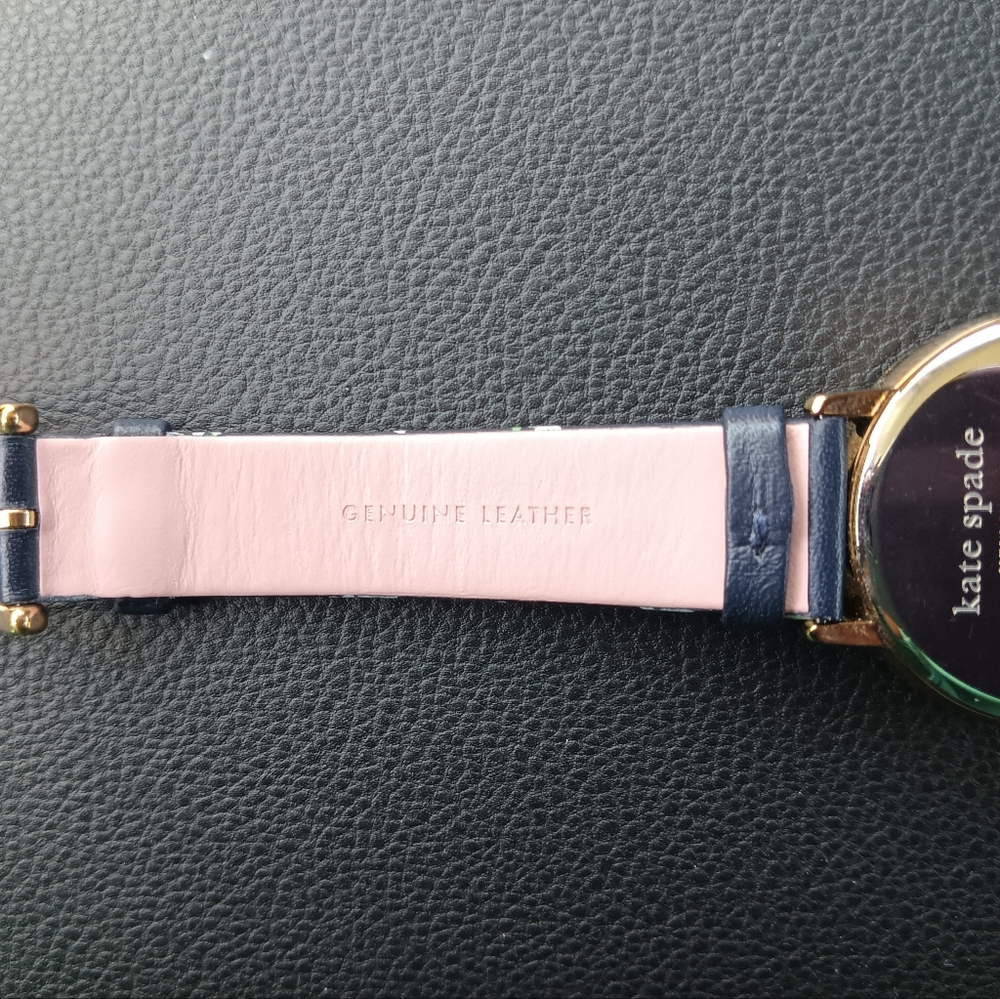 Kate Spade Blue Floral Watch with Gold Accents - Picture 7 of 11